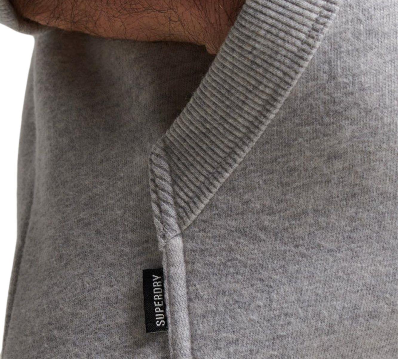 Superdry Mens Vintage Embroidered Logo Zip Hoodie Grey UK S-2XL