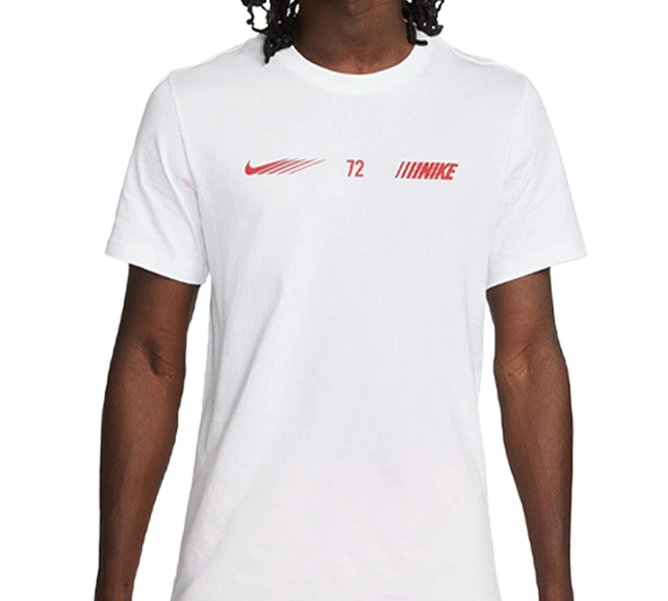 Nike Graphic 72 Tee White/Red UK S-XL