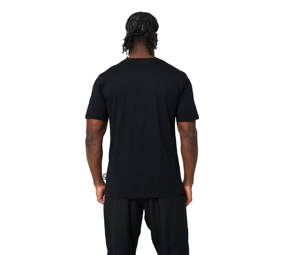 Nike Big Swoosh Tee Mens Black and White Short Sleeve Crew Neck T-Shirt UK S-2XL