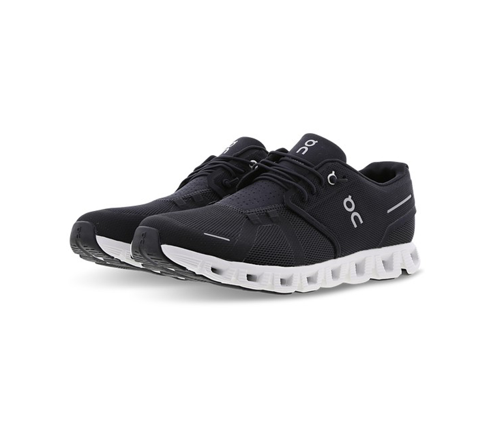 ON Cloud 5 Mens Trainers Black White All Black Olive Black Shoes