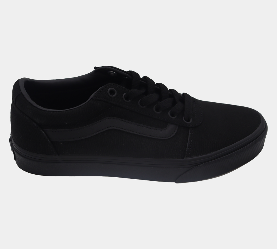 Women's Vans Ward Canvas VN0A3IUN1861 Classic Skate Shoes Black UK 3-8