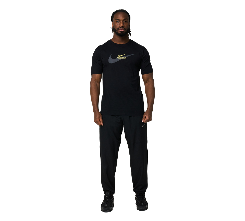 Nike Athletic Dept Tee Mens Black and Blue Short Sleeve Crew Neck T-Shirt UK S-XL