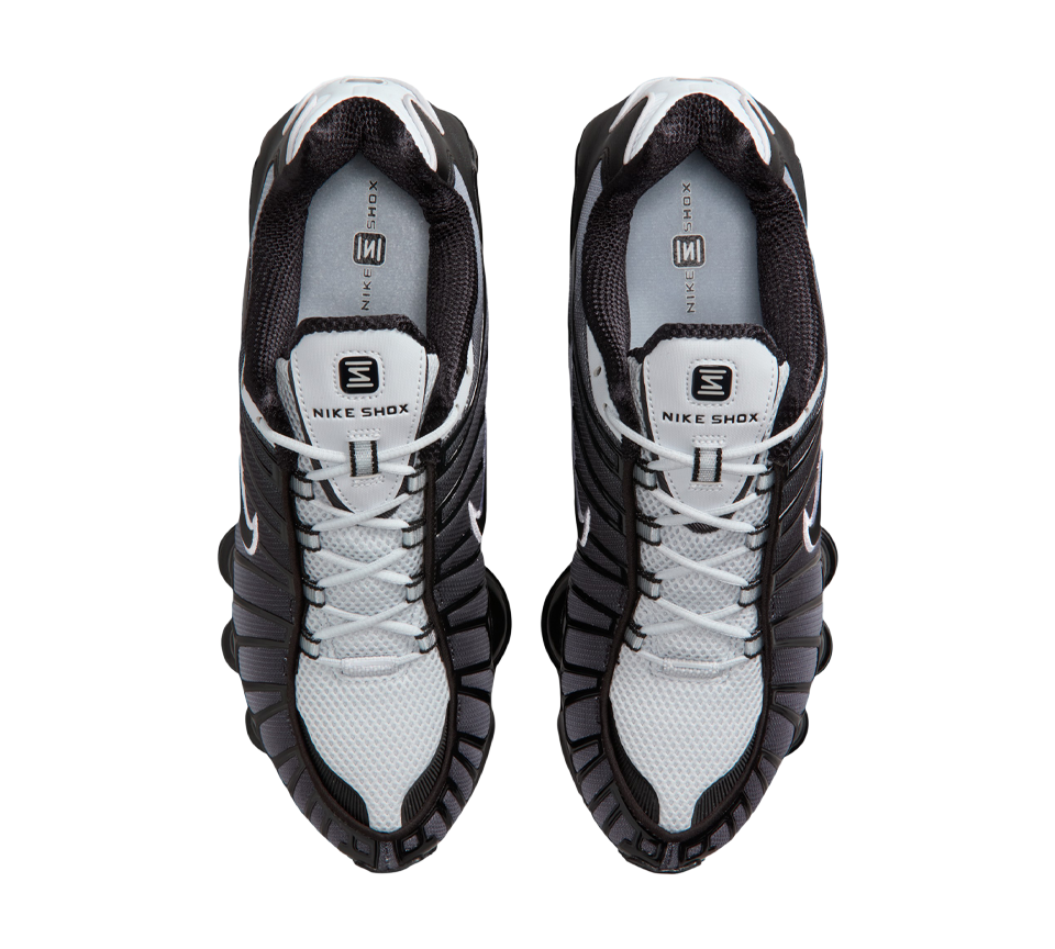 Nike Shox TL Black White Pure Platinum Trainers Shoes - UK 6-12