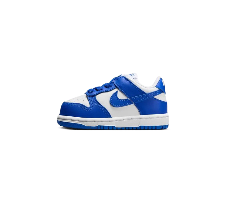 Nike Dunk Low Trainers White/Hyper Royal UK 3.5C-UK 9.5C