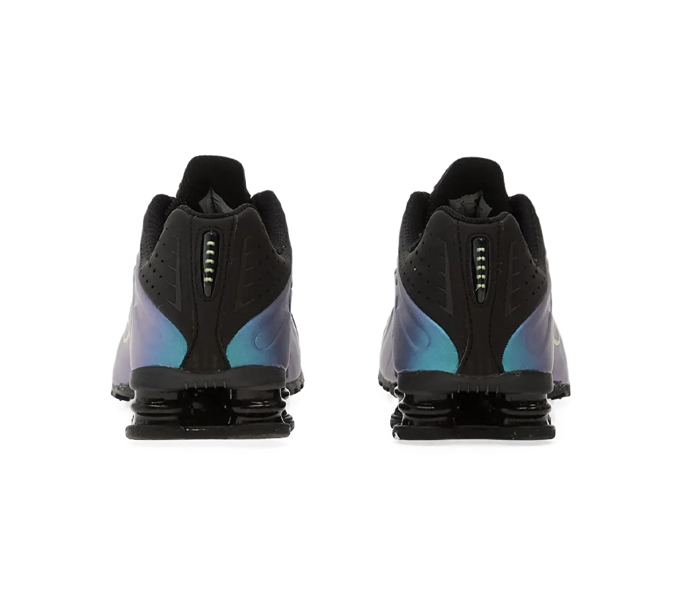 Nike Shox R4 Trainers Sapphire Liquid Lime UK 6-12