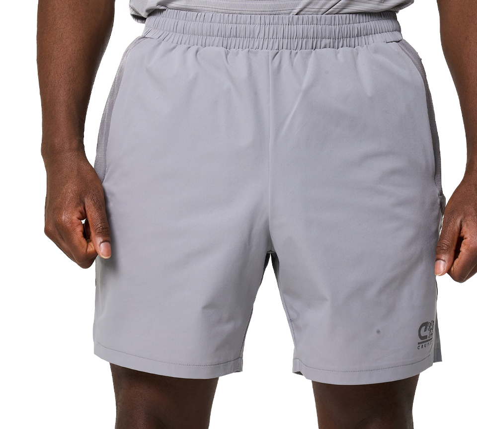 Cruyff Flame Shorts Mens Athletic Shorts Black Grey - UK S-2XL