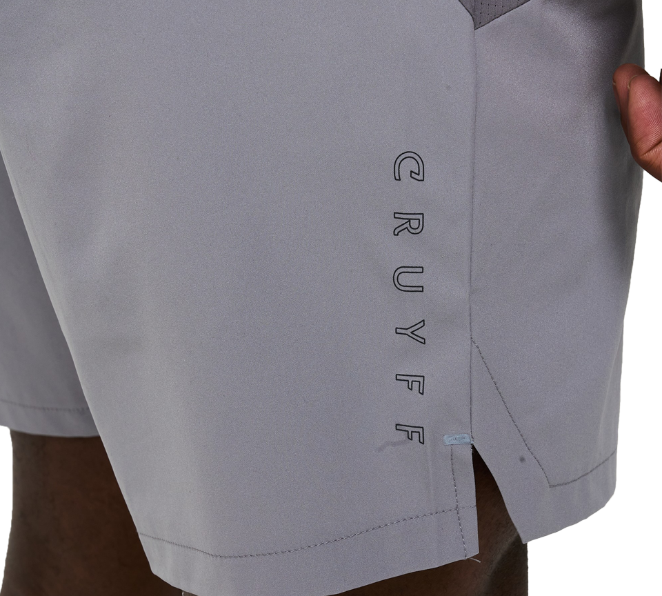 Cruyff Flame Shorts Mens Athletic Shorts Black Grey - UK S-2XL