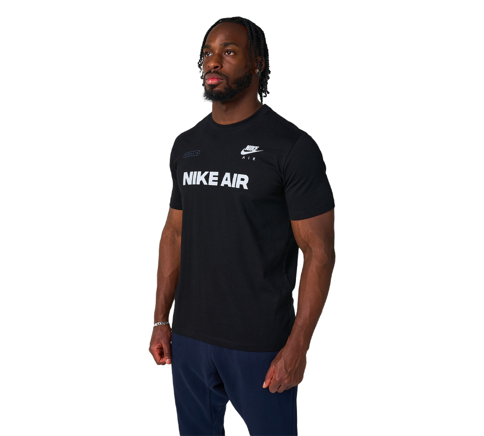 Nike Air Max Tee Mens Black Short Sleeve Crew Neck T-Shirt UK S-XL