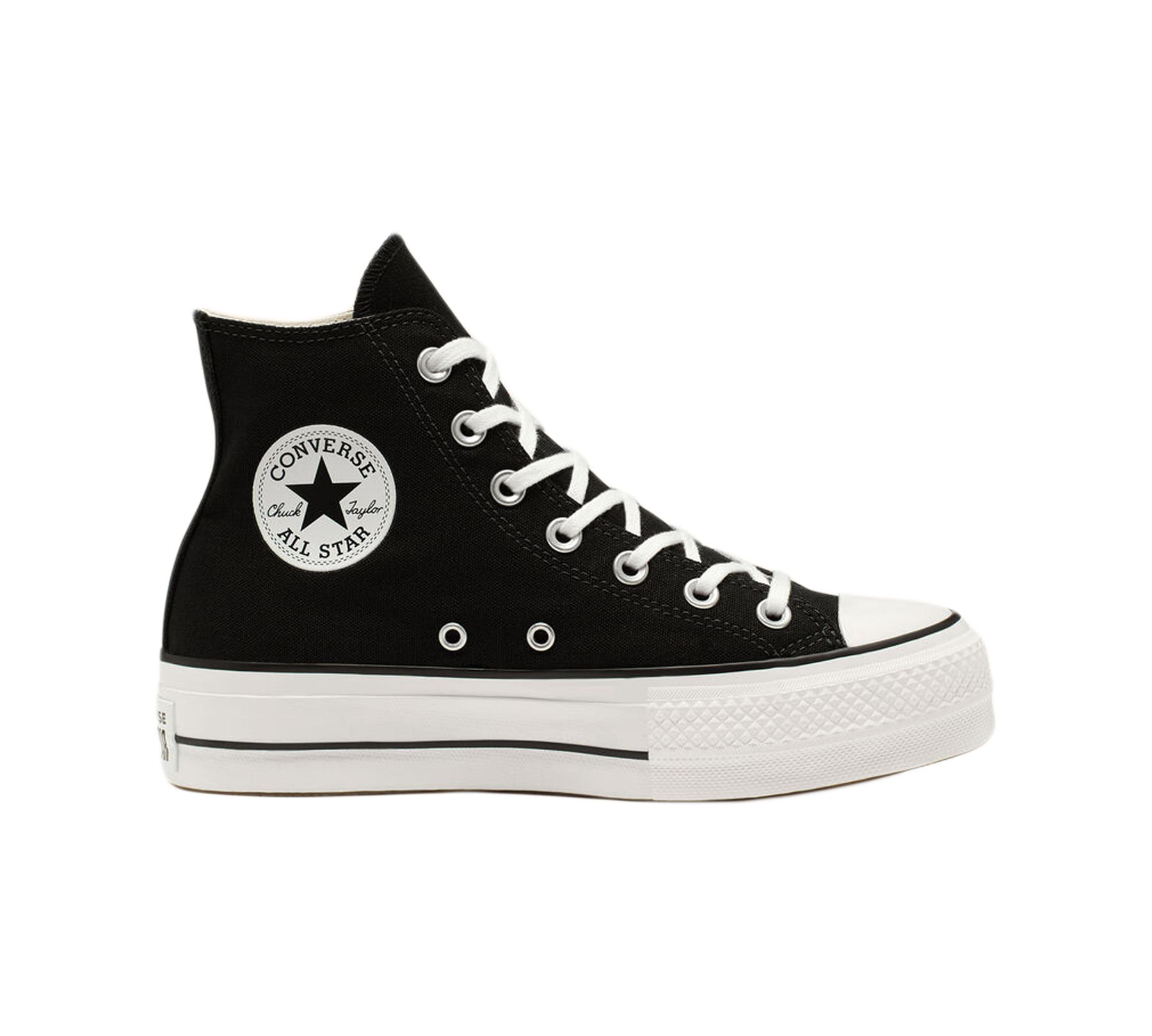 Converse Chuck Taylor All Star Women's Platform Sneakers Black/White UK 3-8