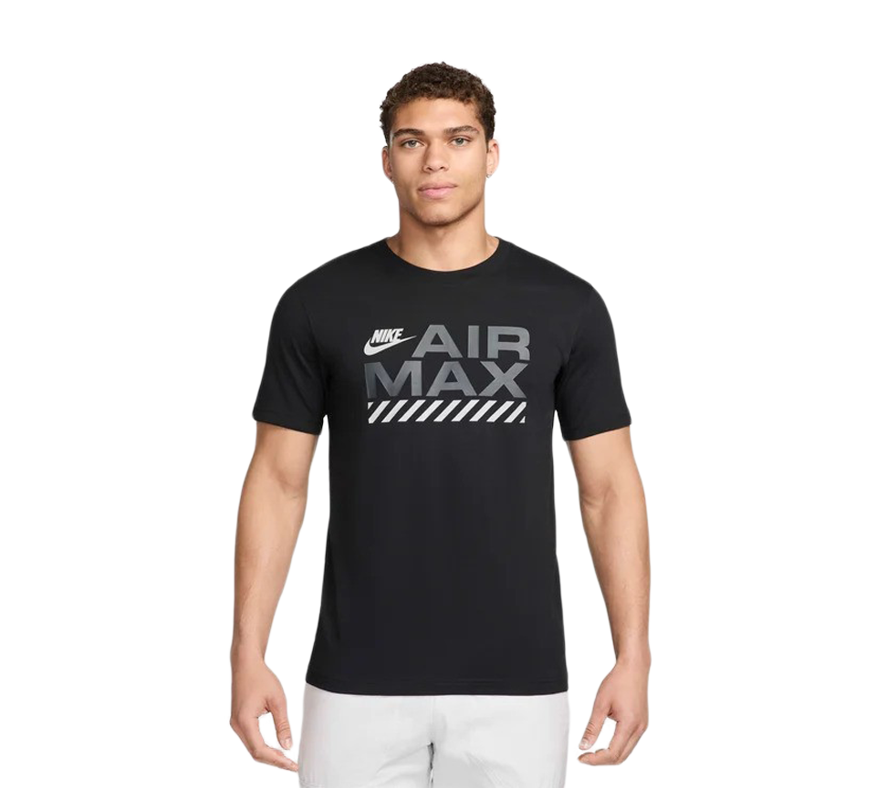 Nike Sportswear Air Max Tee Mens Black and White Short Sleeve T-Shirt UK S-XL