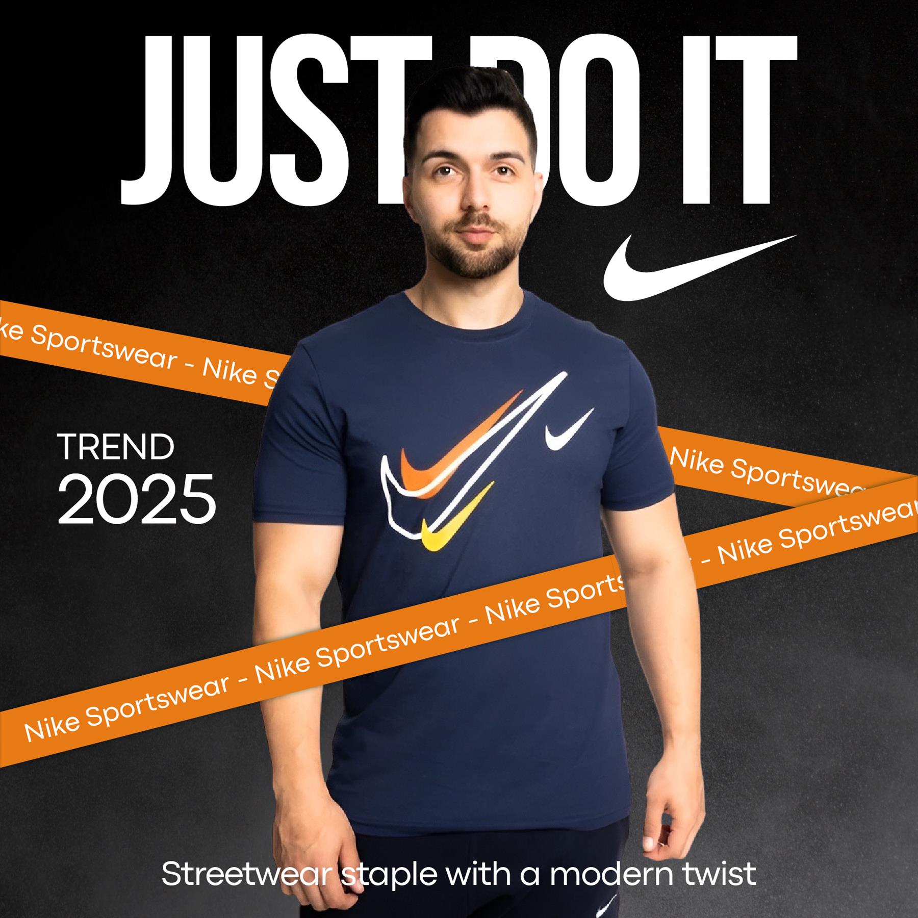 NIKE COURT SWOOSH T SHIRT