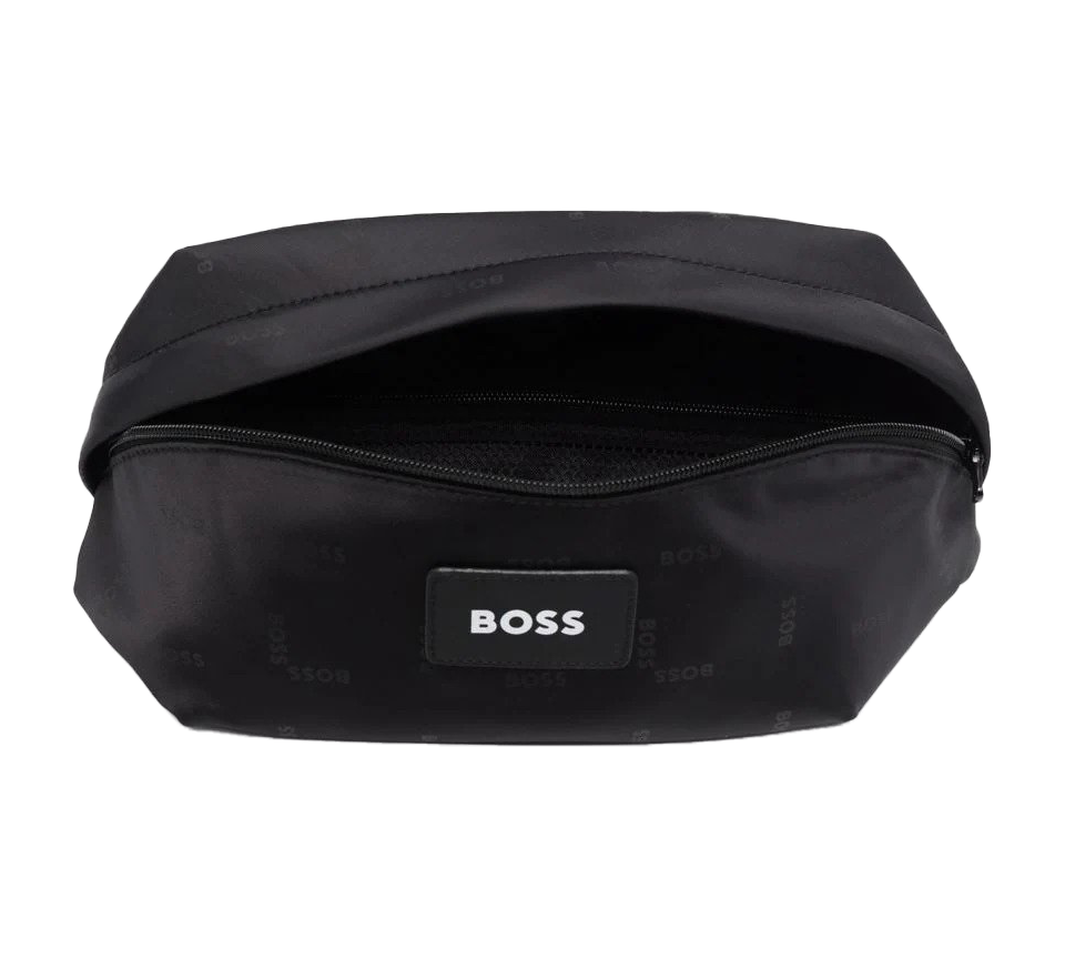 Hugo Boss Logo-Patch Belt Bum Bag Black Navy Blue