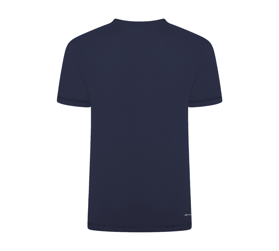 Nike Repeat Tee Mens Blue Reflect Silver Short Sleeve Crew Neck T-Shirt UK S-XL