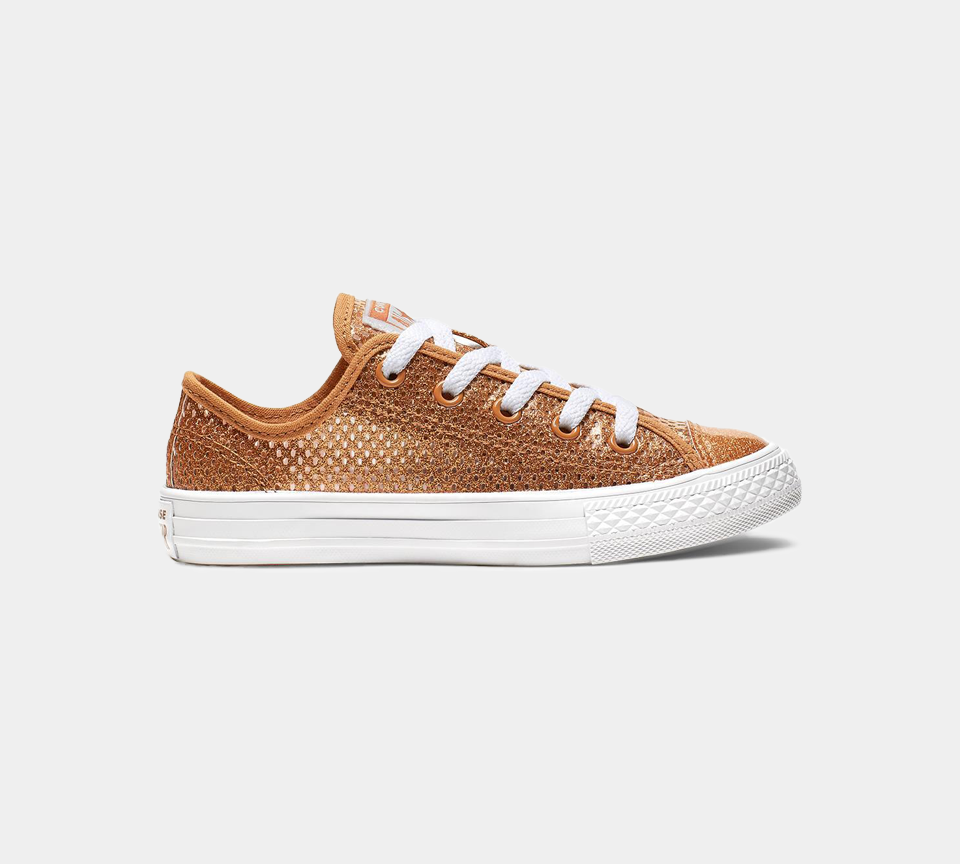 Converse Chuck Taylor All Star Low Top Trainers Bronze Junior Shoes UK 10-13/1-5.5