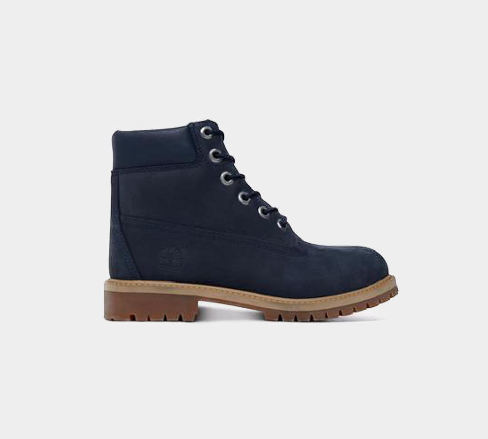 Timberland 6 Inch Premium Boots Shoes Junior Navy UK 3-6