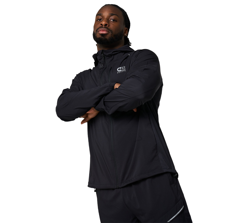 Cruyff Igneous Windbreaker Black UK S-XL