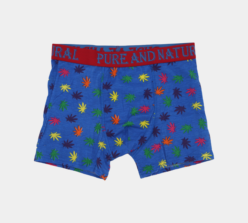 Pure and Natural Soft Cotton Rich Boxer Shorts 3 Pack - UK S-XL