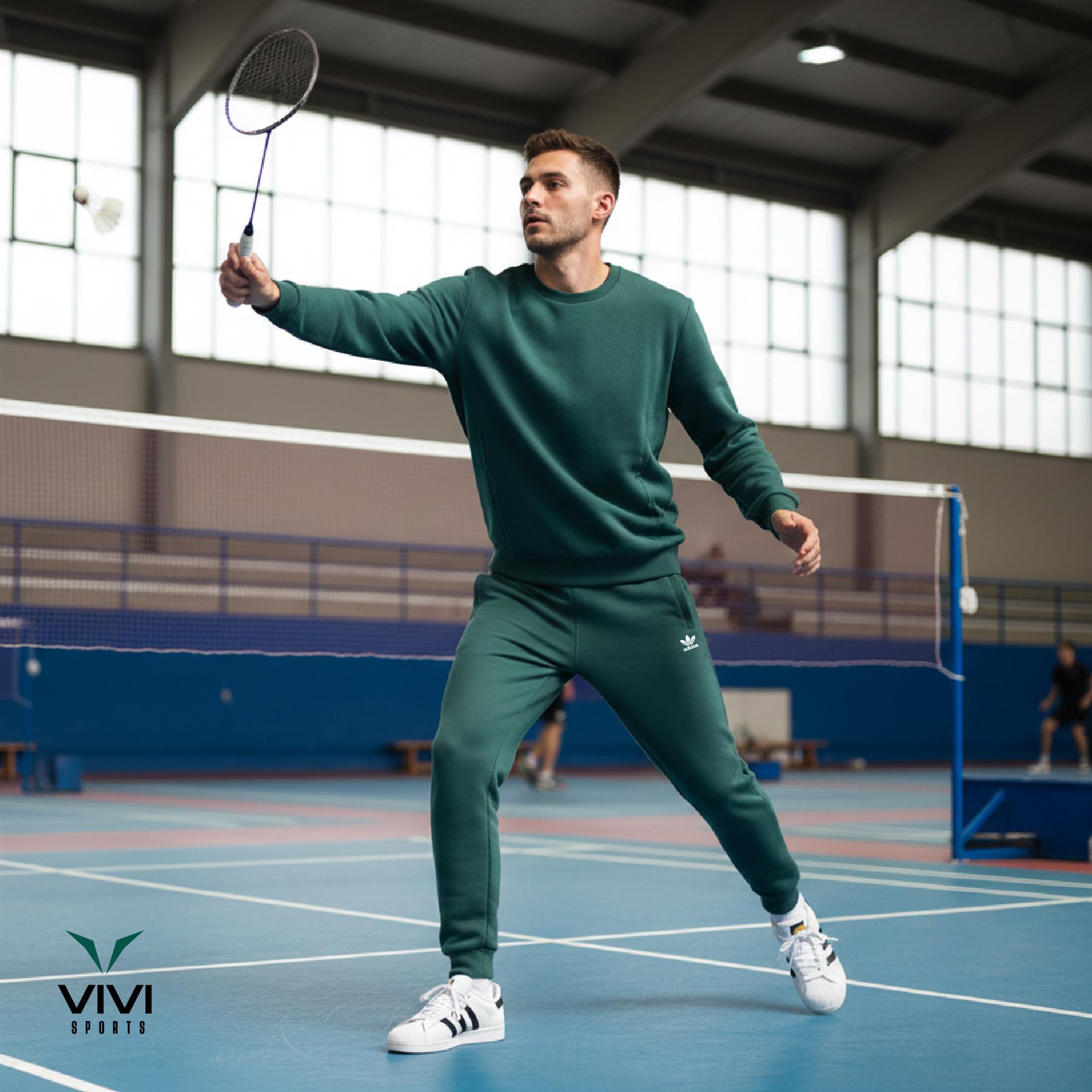 Adidas Men ADICOLOR ESSENTIALS TREFOIL Jogger Mineral Green UK S-L