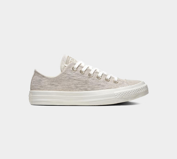 Converse CTAS Precious Metal Suede Lo Egret/Metallic UK 3-8