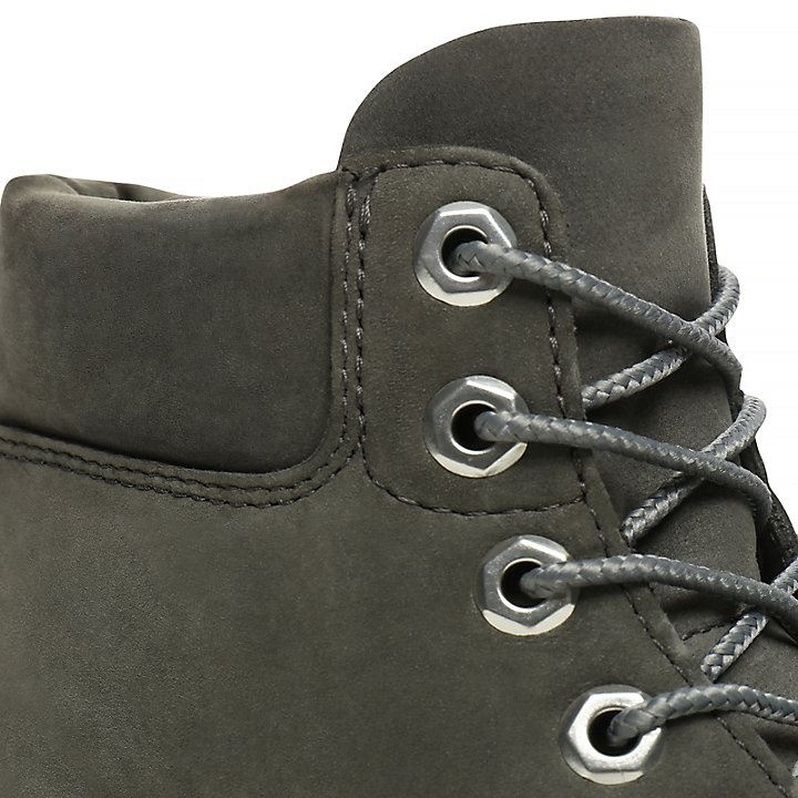 Timblerland 6 Inch Premium Dark Grey Girls Womens Boots UK 3-6.5