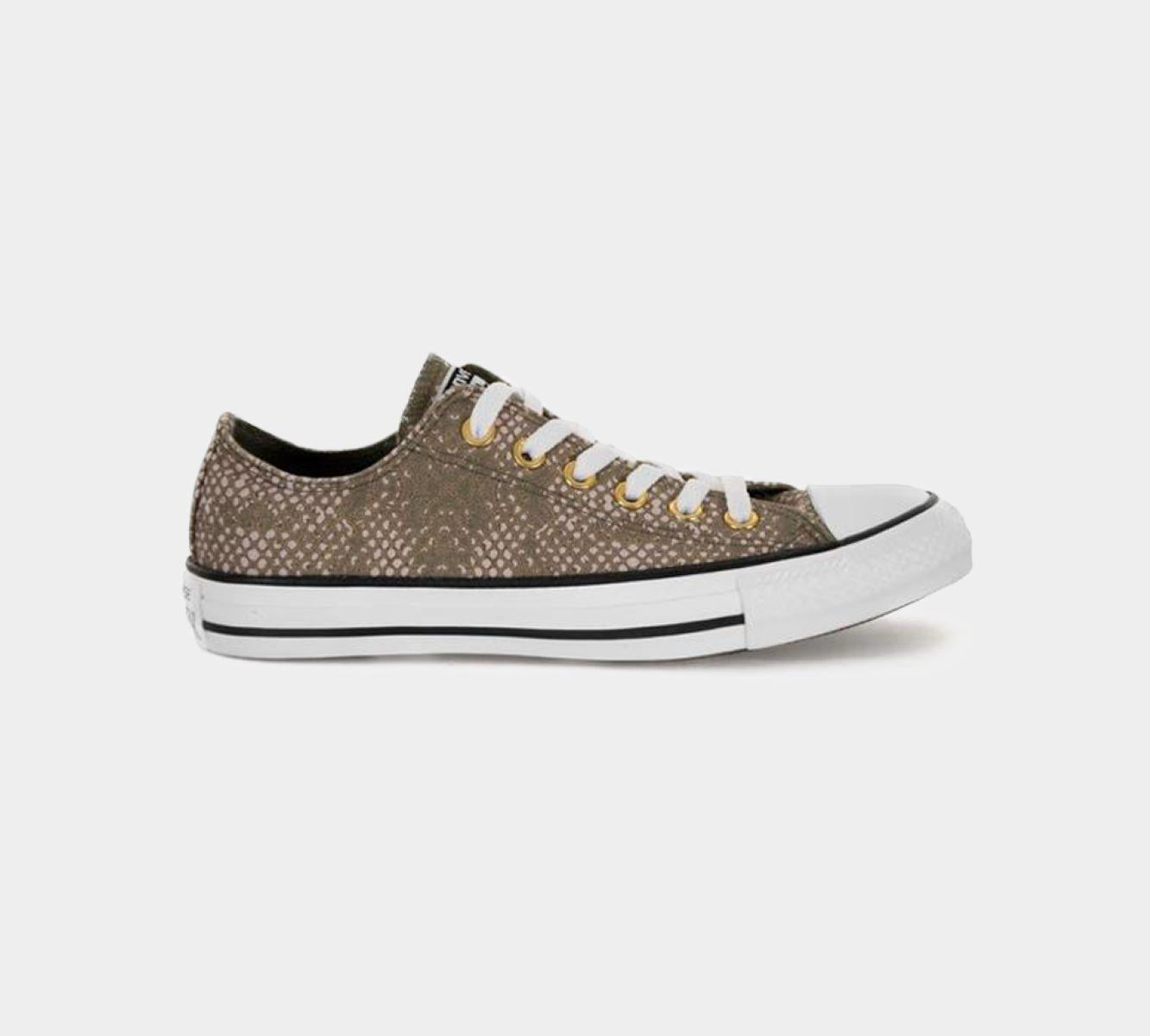 Converse CTAS Shark Print Trainers Green/White & Black/White Shoes UK 3-8