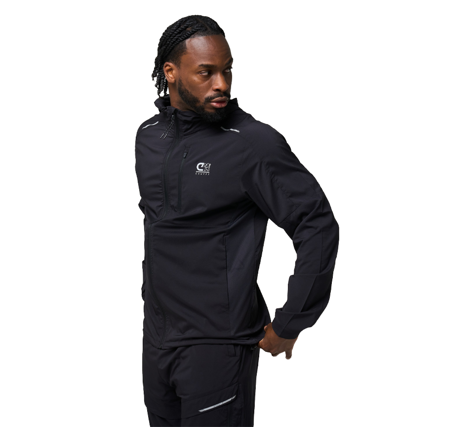 Cruyff Igneous Windbreaker Black UK S-XL