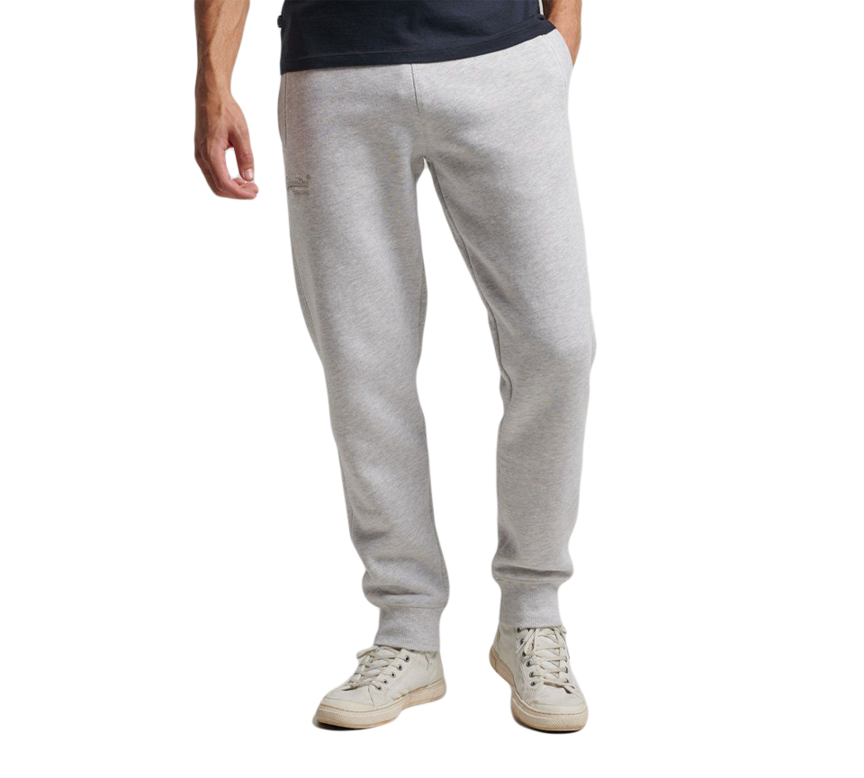 Superdry Mens Vintage Logo Embroidered Jogger Grey S-2XL