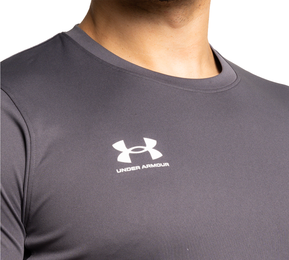 Under Armour Challenger Training T-Shirt Mens Midnight Navy and Starlight Gym Tee UK S-2XL
