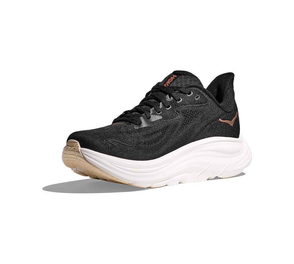 Hoka Clifton 10 Trainers Black Rose Gold UK 3.5-6.5