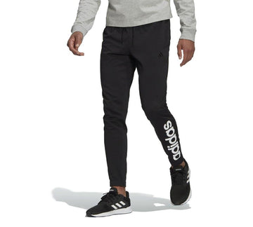 Adidas Essentials French Terry Mens Tapered Elastic Cuff Logo Joggers Black UK M-XL