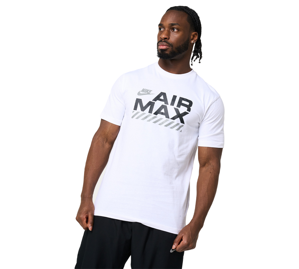 Nike Sportswear Air Max Tee Mens Black and White Short Sleeve T-Shirt UK S-XL