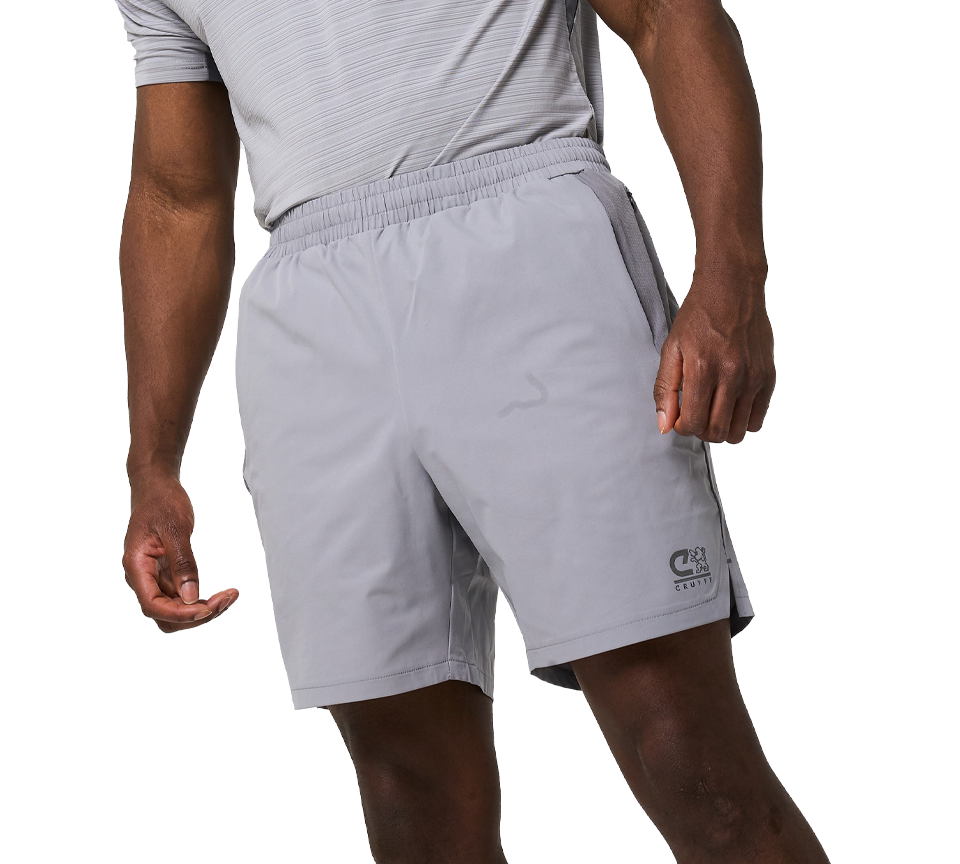 Cruyff Flame Shorts Mens Athletic Shorts Black Grey - UK S-2XL
