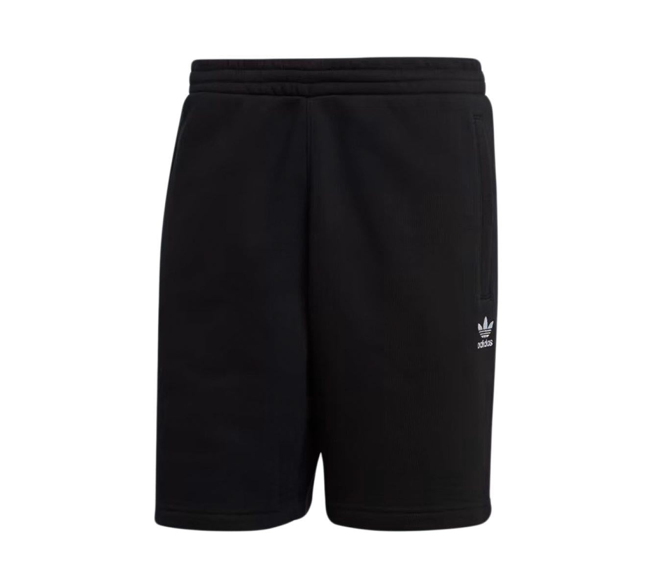 Adidas Trefoil Essentials Shorts Mens Black Cotton Sports Shorts - XS-2XL