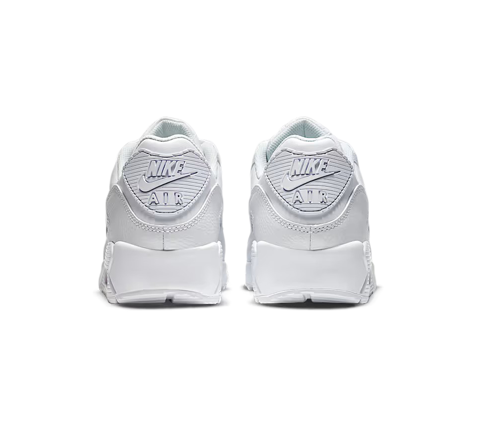Nike Air Max 90 LTR Trainers White Leather Shoes UK 6-12