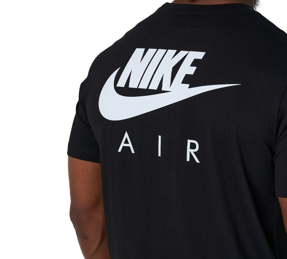 Nike Air Max Tee Mens Black Short Sleeve Crew Neck T-Shirt UK S-XL