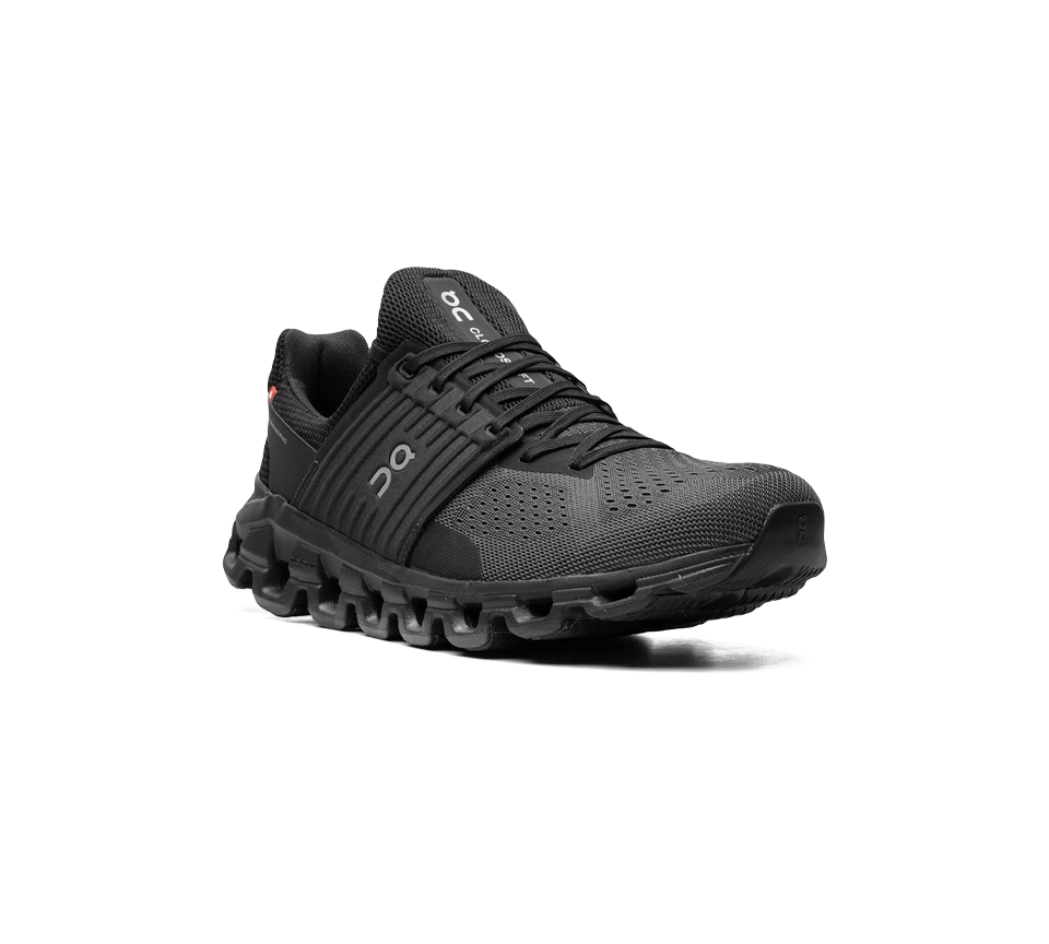 On Cloudswift Trainers Waterproof Womens Running Shoes Black UK 4-6