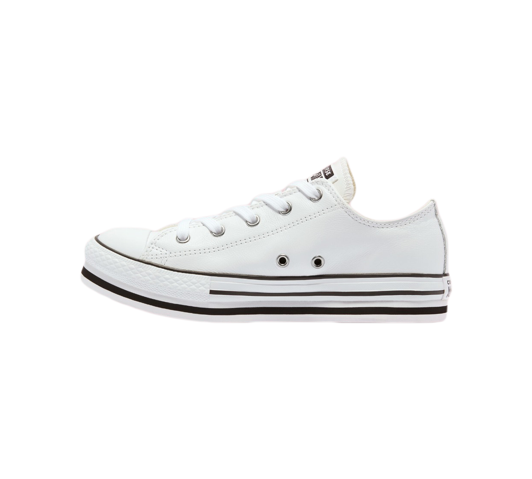 Converse Leather EVA Platform Chuck Taylor Junior All Star Shoes White UK 10-13/1-5.5