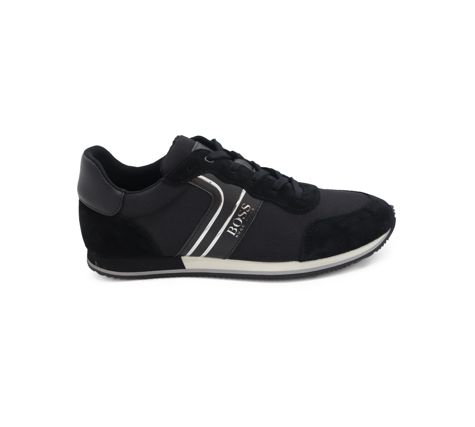 Hugo Boss Kids Wear Trainers Black UK 1-7.5
