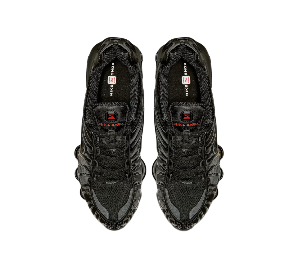 Nike Shox TL Black Hematite White Metallic Silver Trainers Shoes UK 6-12
