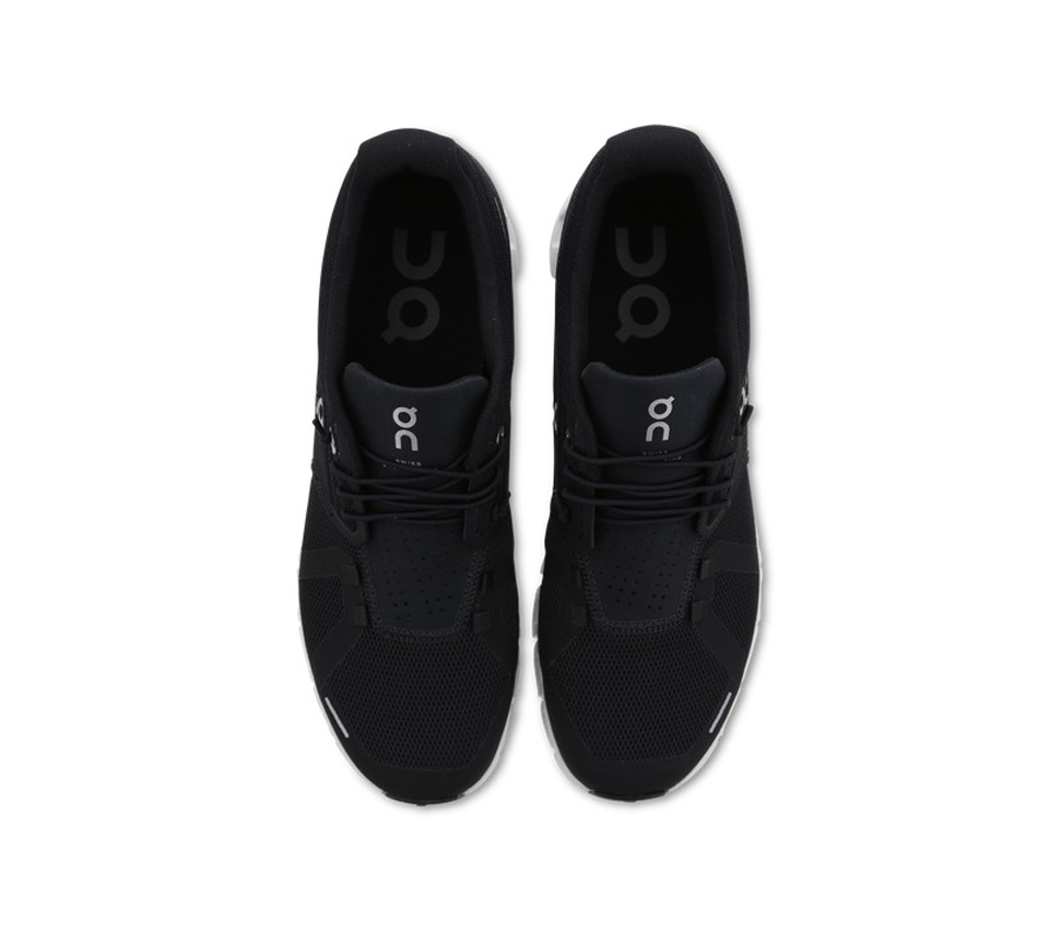 ON Cloud 5 Mens Trainers Black White All Black Olive Black Shoes
