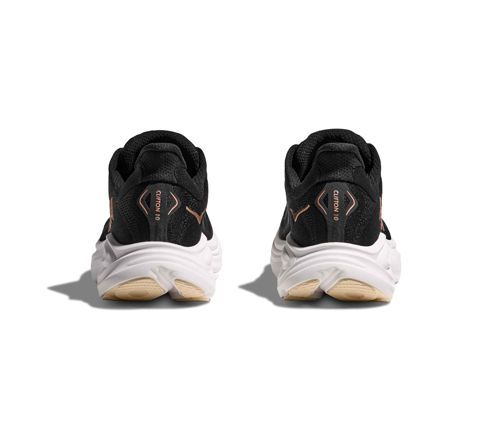 Hoka Clifton 10 Trainers Black Rose Gold UK 3.5-6.5