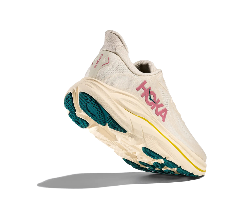 Hoka Clifton 10 Running Shoes Lightweight Cushioning & Comfort Trainers - Multi Colours