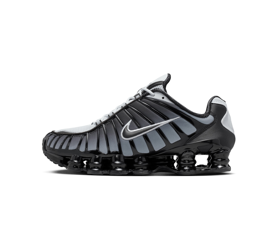 Nike Shox TL Black White Pure Platinum Trainers Shoes - UK 6-12