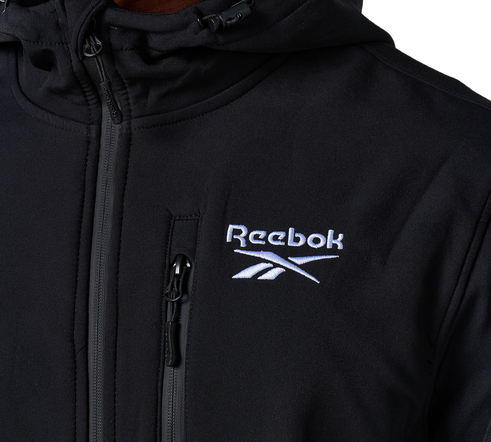 Reebok Soft Woven Shell Jacket Black UK S-2XL