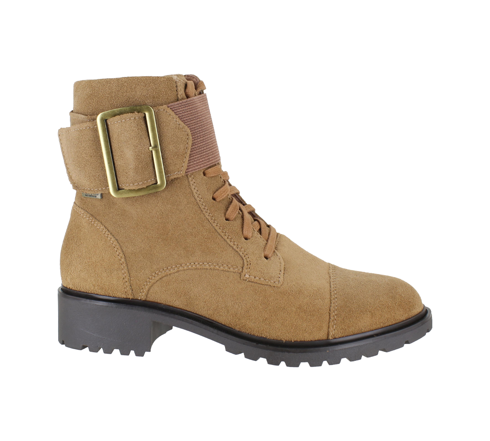 Rockport Ryleigh Lace Zip Up Boots Womens Mocha/Black & Taupe Nubuck/Olive UK 2.5-8.5