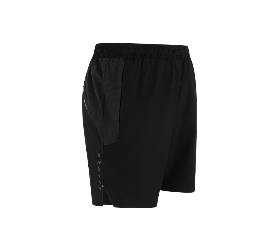 Cruyff Flame Shorts Mens Athletic Shorts Black Grey - UK S-2XL