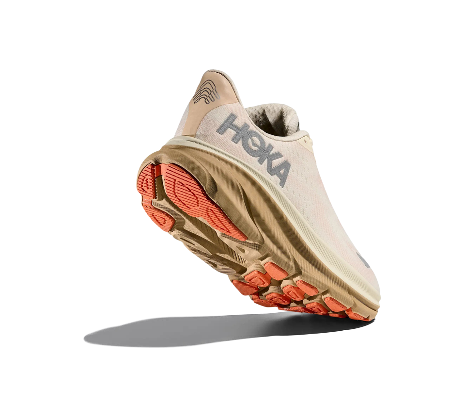 Hoka Clifton 9 Gore Tex Khaki Egg Shell Womens Shoes - UK 4-5