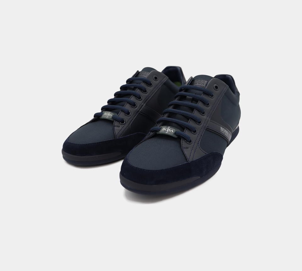 Hugo Boss Saturn Lowp Mx Mens Trainers Navy Casual Sneakers UK 7-12