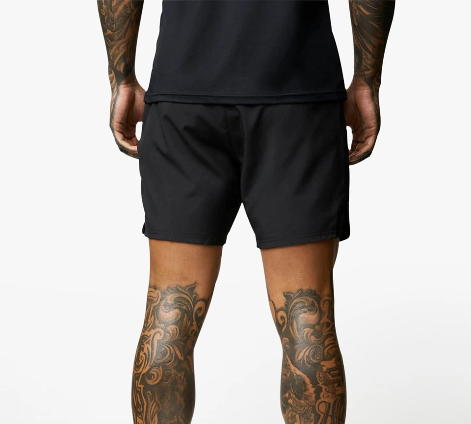 Gym King Energy 6" Shorts Black Mens Lightweight Training Gym Shorts S-XL