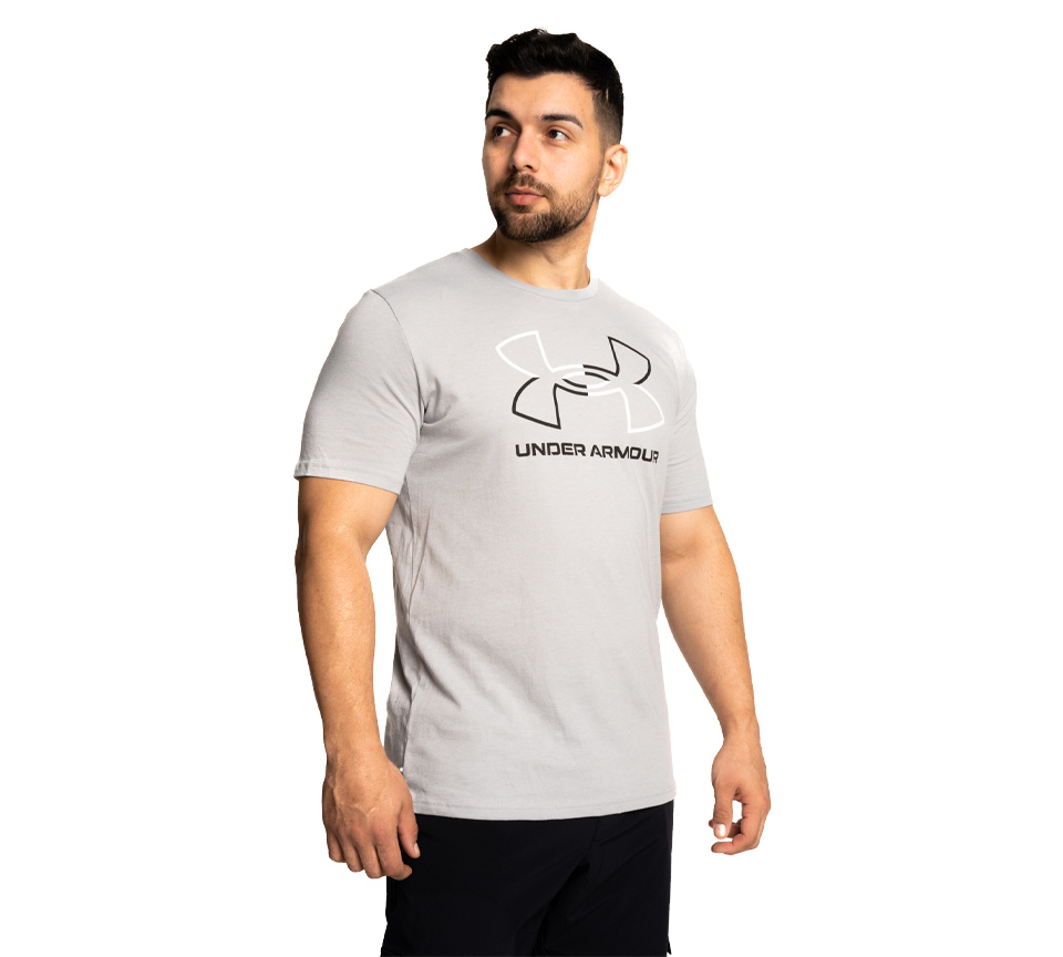 Under Armour Foundation T-Shirt Mens Black White Grey Short Sleeve Crew Neck Tee UK S-2XL